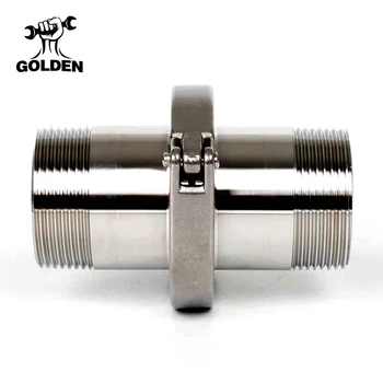 

2-1/2" DN65 O.D Tri Clamp 3" Cover Thread Ferrule Adapter Stainless Steel SS304 with Sillicon Gasket Pipe Fitting 50.5