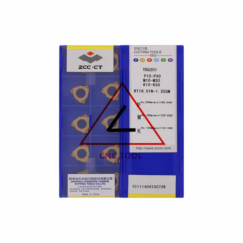 

RT16.01N-1.25GM YBG201 10pcs Original CHINA ZCCCT Turning Inserts