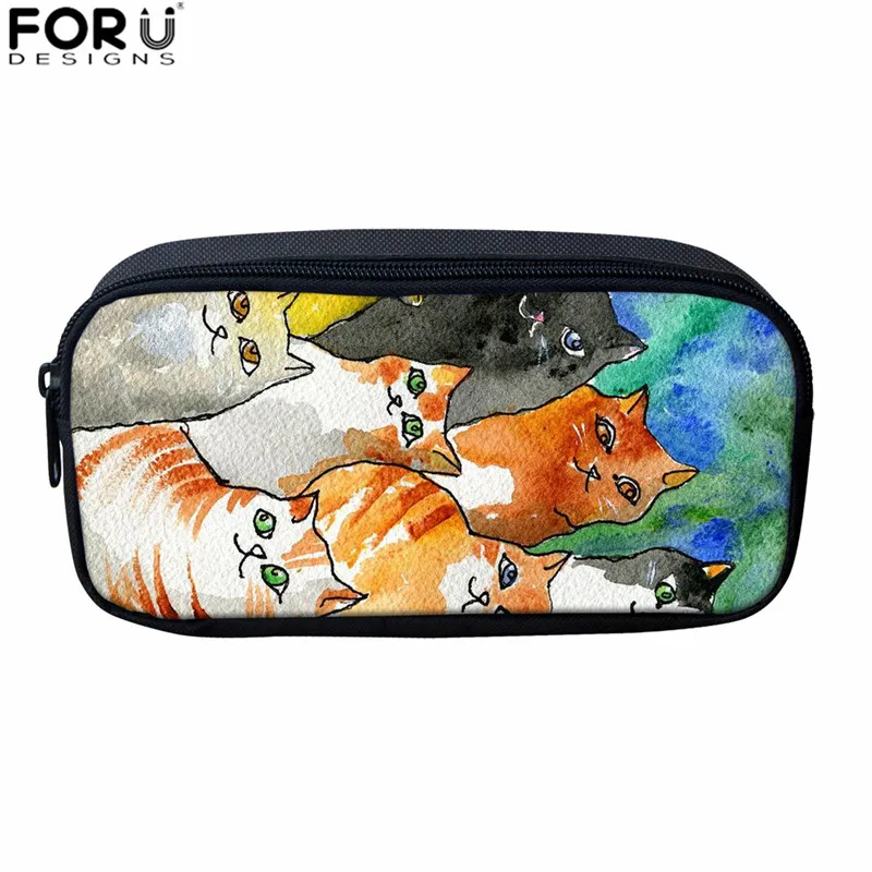 FORUDESIGNS/Дети Ясельного возраста, школьный рюкзак для девочек с героями мультфильмов, с принтом в виде кота розовый книга кавайи сумки для Начальная школа для детского сада, дошкольные наборы сумок для школы - Цвет: Z5029K