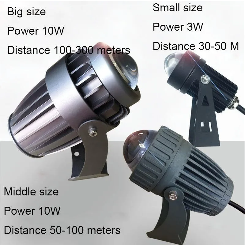 

Outdoor LED Spot light WaterproofIP65 Wall Lamp Narrow Beam Angle LED Floodlight 3W 10W Spot Lamp Long Distance Wall Washer Lamp