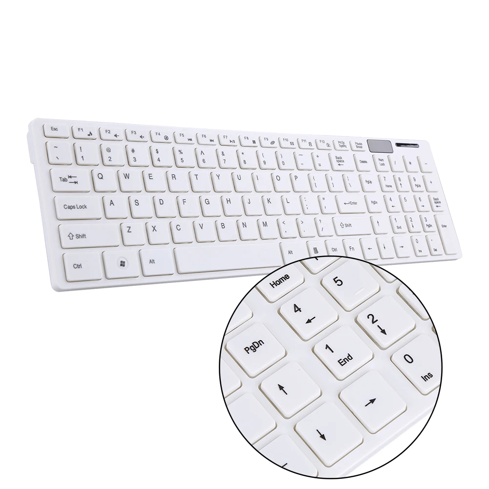 2,4G Беспроводная клавиатура мышь комбо набор Мини мультимедийная клавиатура мышь с клавиатура с пленкой USB приемник для ноутбука Mac
