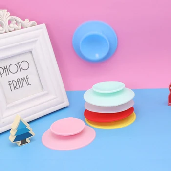 

New Suction-proof Silicone Fixed Bowl Cup Base Suction Cup Pad Anti-Fall Double-Sided Suction Pad For Baby Feeding Kitchen Tool