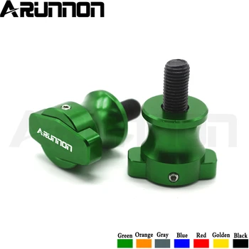 

For KAWASAKI Z900 Z 900 2017 2018 2019 Motorcycle Accessories CNC Aluminum Swingarm Spools stand screws Slider 8MM