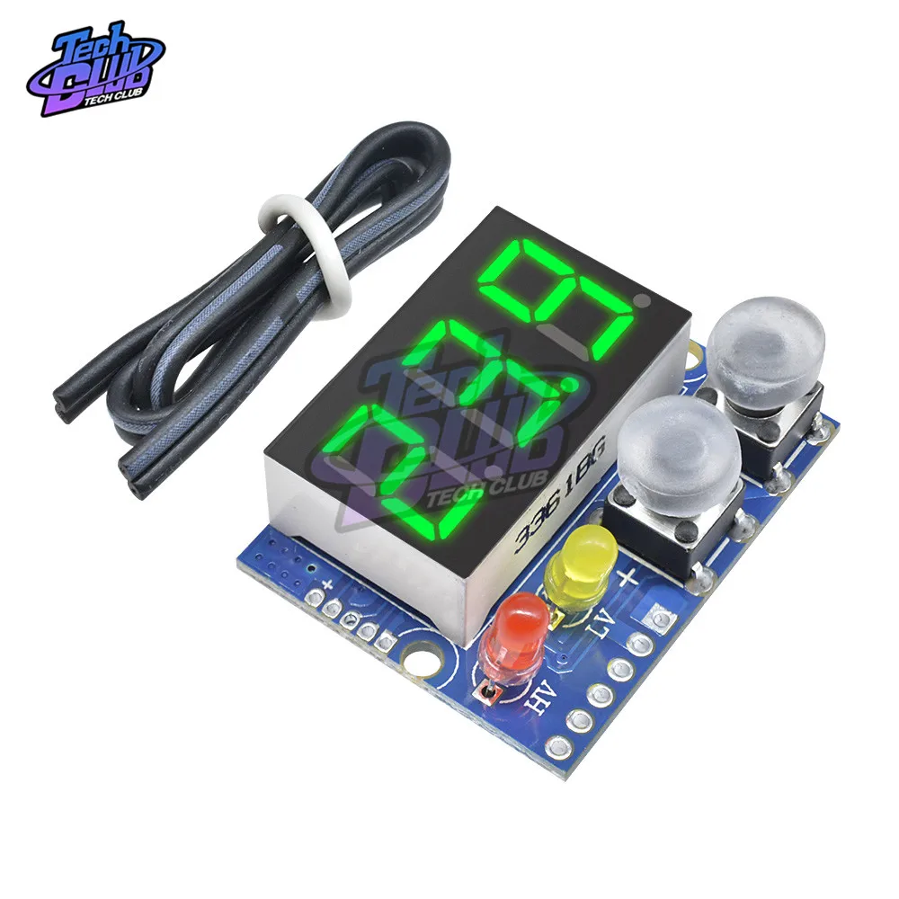 LED Digital Display Voltmeter meter Voltage Buzzer Alarm Lipo Voltage led Indicator Tester For