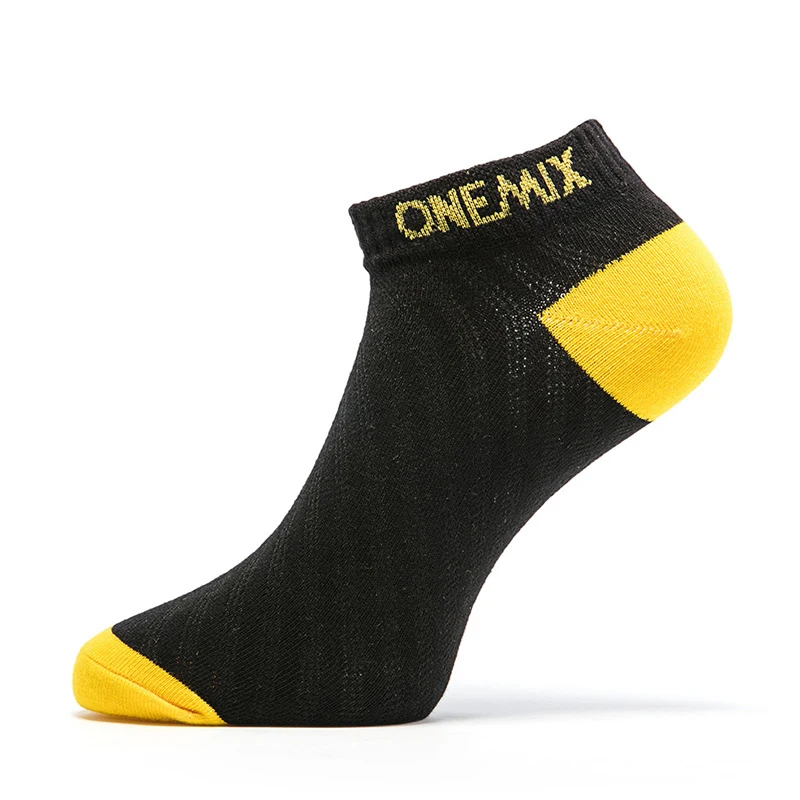 ONEMIX/1 пара, разные цвета и размеры, мужские спортивные носки, удобные, мягкие, для дома, повседневные, тренировочные, хлопковые носки для бега - Цвет: 1 pair of socks