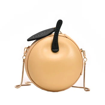 

Cute Apple Design Pu Leather Young Girl Child's Chain Purse Shoulder Bag Tote Ladies Clutch Bag Crossbody Bag Clutch Bag