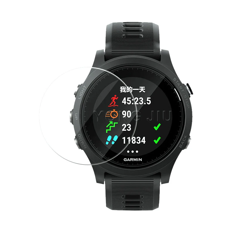 02 Forerunner935 Для Garmin Forerunner 645/935/735xt часы закаленная пленка 0,26 мм Arc Edge взрывозащищенные часы закаленная защитная пленка - Цвет: 02 Forerunner935