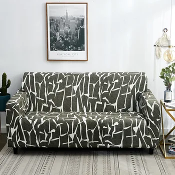 

geometric sofa cover elastic stretch u shape couch cover spandex 1-2-3 seater sofa covers for living room luxury cover sofas