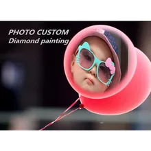 5D DIY фото на заказ Алмазная вышивка 5D алмазная картина Полная площадь/круглая алмазная живопись на заказ мозаика картина Настенный декор