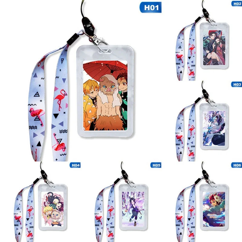 1 шт. аниме Demon Slayer Kimetsu Ghost Blade периферийные карты набор периферийных продуктов студенческий держатель для карт автобус держатель для карт