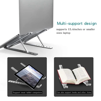 

Laptop Holder for MacBook Pro Notebook Foldable Aluminium Alloy Laptop Holder for PC Notebook Laptop Stand Bracket