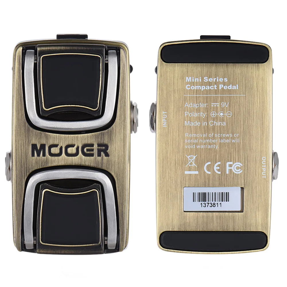 Mooer WCW1 светодиодный дисплей Wah тон Гитарные эффекты педаль переносной мини истинный обход педаль гитары аксессуары для гитары