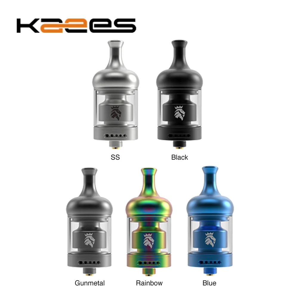 Оригинал 2 мл KAEES Aladdin MTL RTA Танк 22 мм RTA распылитель с системой быстрого блокировки электронная сигарета вейп испаритель VS KAEES Solomon/Zeus X