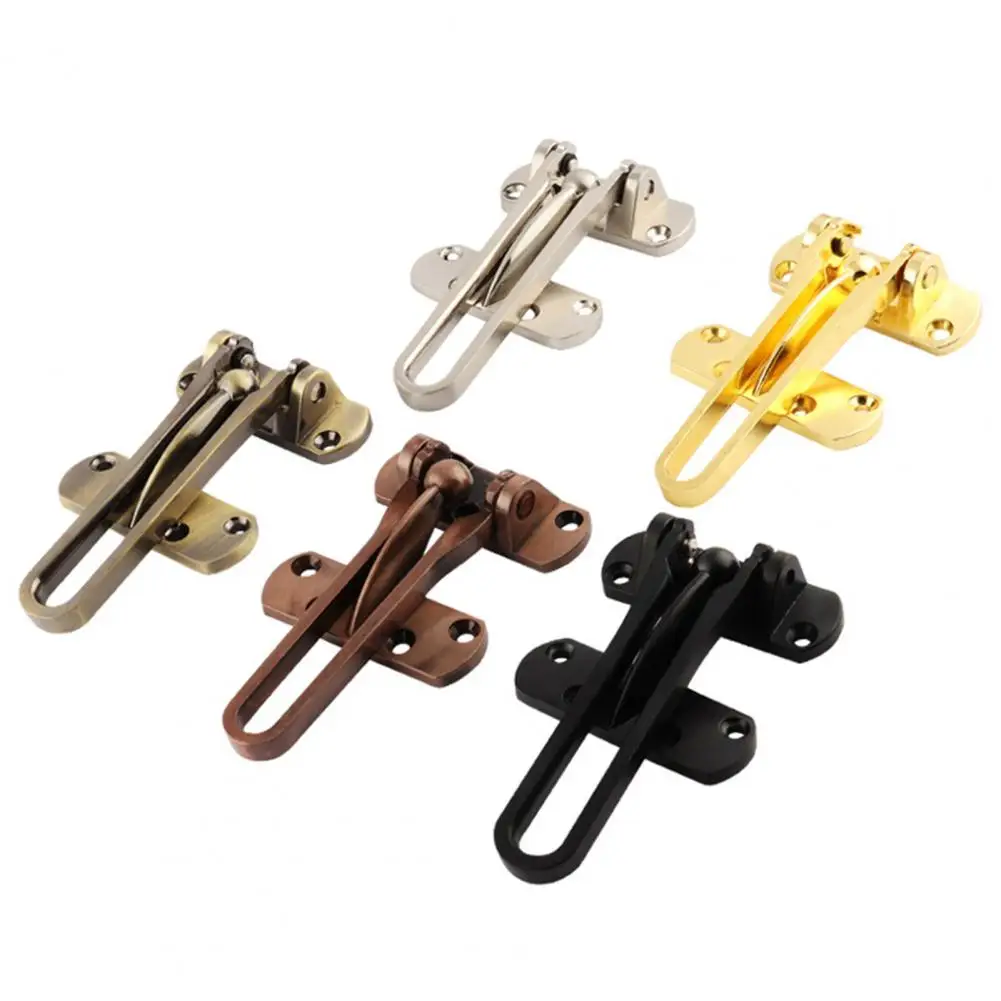 Home Anti-theft Door Buckle Bedroom Kids Room Door Lock Safety Chain Hotel Anti-lock Buckle Insurance Bolt 1pcs gate buckle