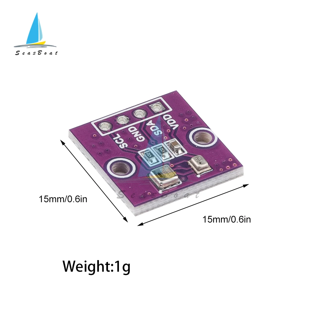 Sensor Module Pressure Sensor Module DC 2.0-5V I2C Interface AHT20 + BPM280 Digital Temperature Humidity Sensor High Precision Atmospheric Pressure Sensor For Arduino