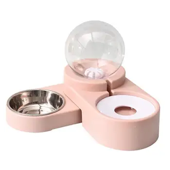 

Automatic Drinker Water Dispenser Pet Supplies Cat Bubble Ball 2 in 1 1.8L