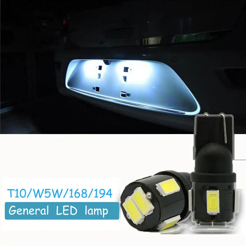 10x W5W T10 светодиодный Canbus лампа багажника светильник для Toyota-C-HR Corolla Rav4 Yaris Avensis Camry