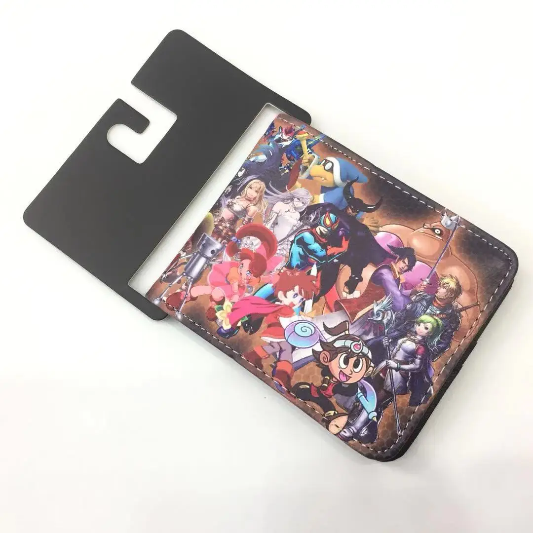Nintendo Super Smash Bros мужской кошелек портмоне мультфильм унисекс кошельки ID/кредитный держатель для карт - Цвет: 1