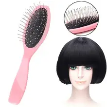 

Comb Professional Anti Static Steel Brush for Wig Hair Extensions Training Head