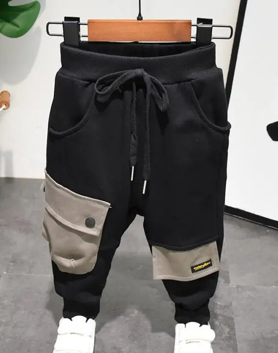 pants Модный весенне-осенний хлопковый спортивный комплект для маленьких мальчиков и девочек, куртка+ штаны, 2 предмета в комплекте, спортивный костюм для мальчиков, комплект одежды для малышей, комплект для малышей 2-6 лет - Цвет: pants