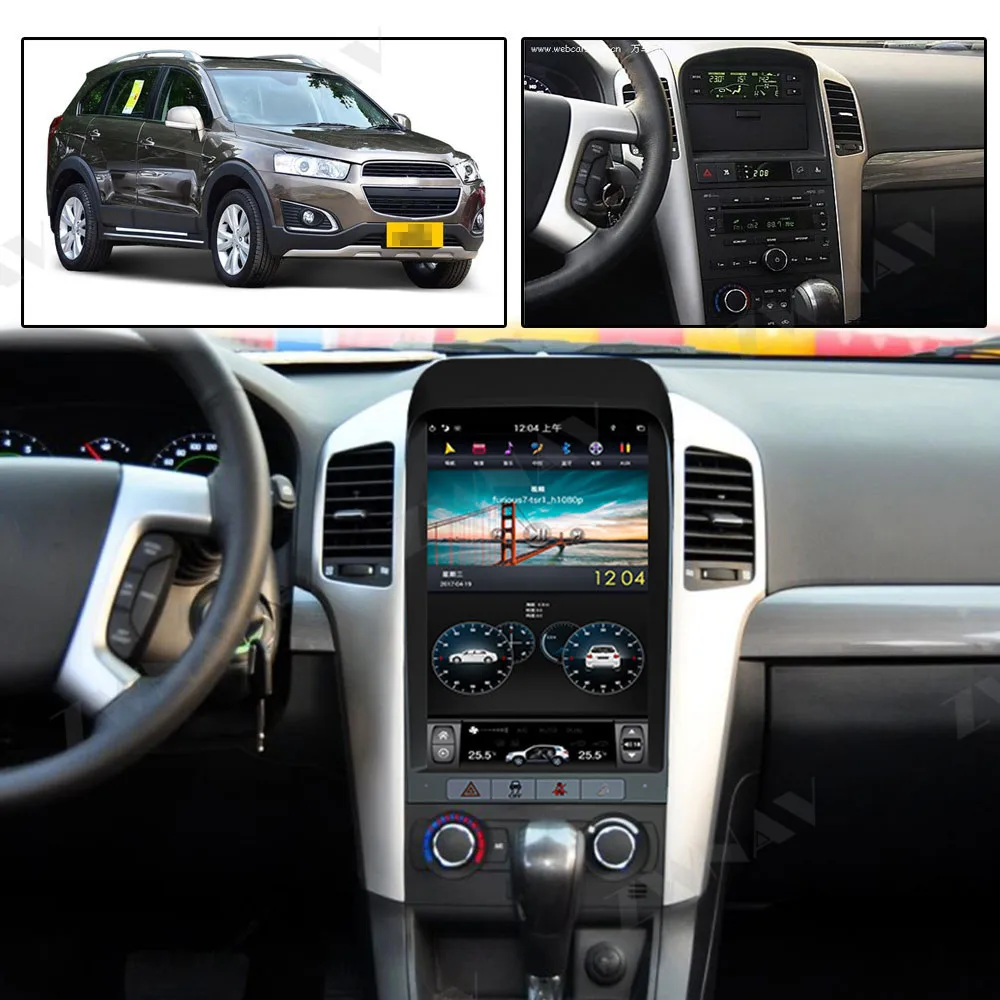 13," Android 9 64+ 4G Tesla с DSP Carplay автомобильный мультимедийный плеер для Chevrolet Captiva 2007-2012 Авто Стерео gps навигация