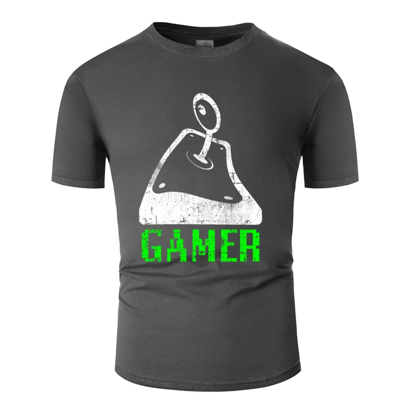 Графический лучше футболка с надписью Gamer одежда большой Размеры S~ 5xl Досуг для мужчин футболка известный О образным вырезом