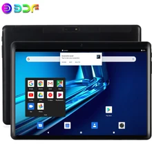 New 10.1 inch Tablet PC 4GB+64GB Android 9.0 Octa Core 3G/4G Call Google Wi-Fi Bluetooth 4.0 Dual SIM 2.5D Steel Screen Tablet