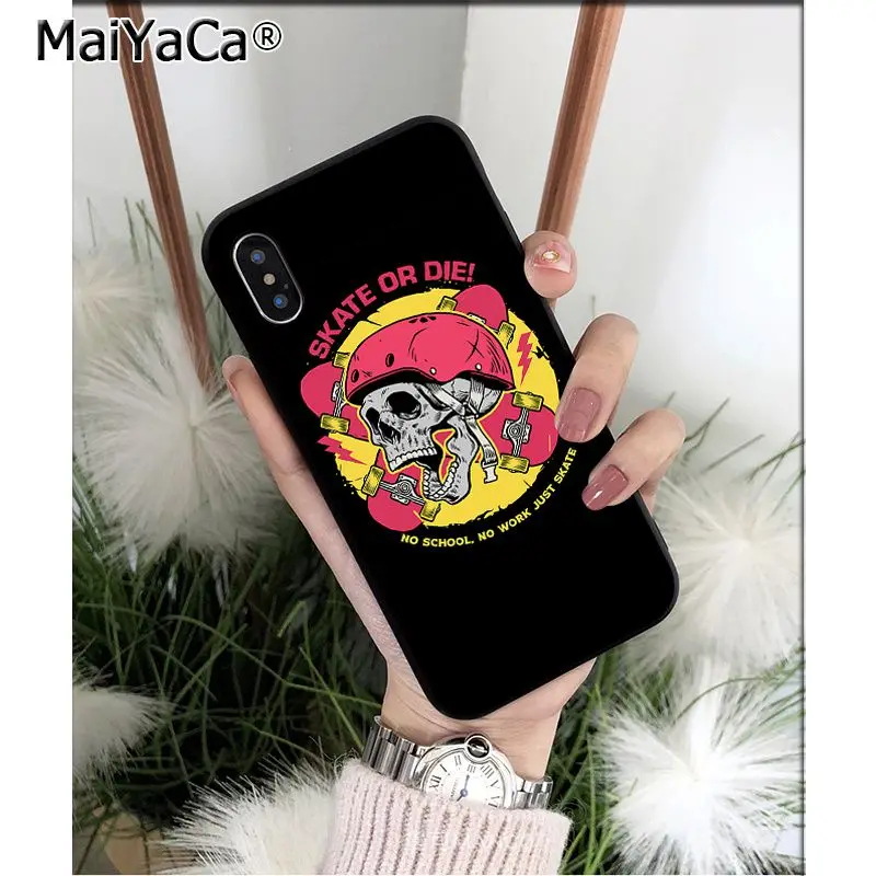 Skateboard Skull Skeleton