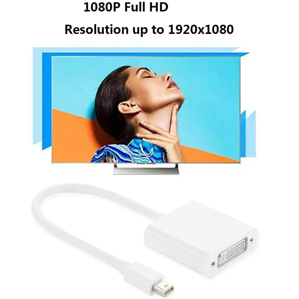 Мини дисплейный порт для интерфейса Thunderbolt мини DP дви кабель конвертер для MacBook Pro AiMini ТВ ноутбук адаптер для проектора N014