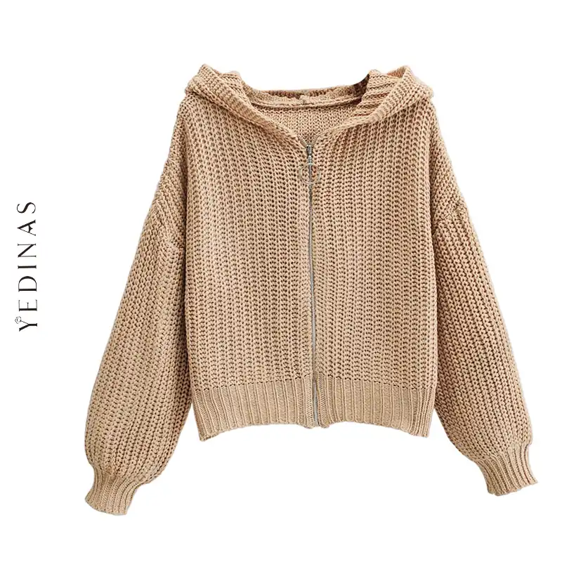 loose knit casual cardigan