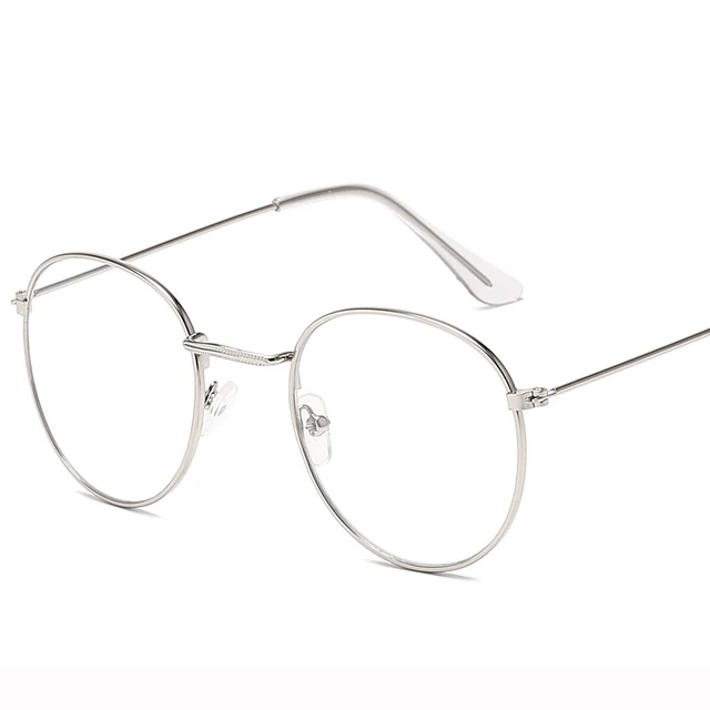 LeonLion 2021 Fashion Retro Sunglasses Men Round Vintage Glasses for Men/Women Luxury Sunglasses Men Small Lunette Soleil Homme Silver-T