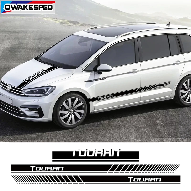 3 шт./лот автомобильный Стайлинг корпус дверь боковая юбка декоративная наклейка