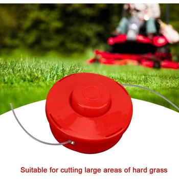 

3pcs Nylon Durable Trimmer Head Mower Cutter Head Universal Power Accessories with Nemaxx Petrol Brushcutters for Garden