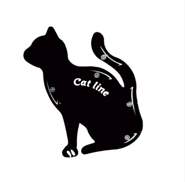 Eye liner 2Pcs Women Cat Line Pro Eye Makeup Tool Eyeliner Stencils Template Shaper Model Eye liner 2Pcs Women Cat Line Pro Eye Makeup Tool Eyeliner Stencils Template Shaper Model