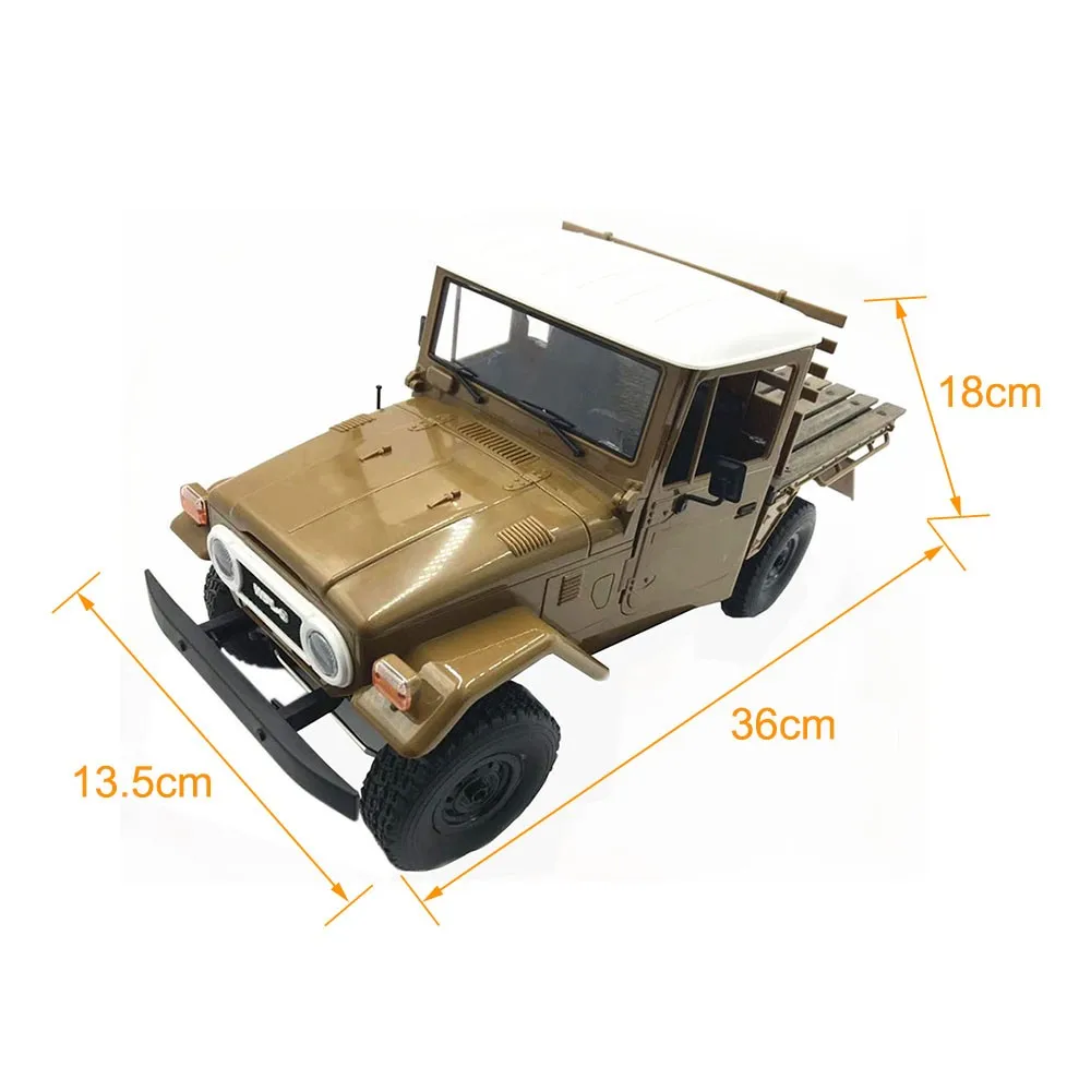 WPL FJ44 1/16 металлические аксессуары для внедорожников, игрушечный автомобиль, без батареи, пульт дистанционного управления