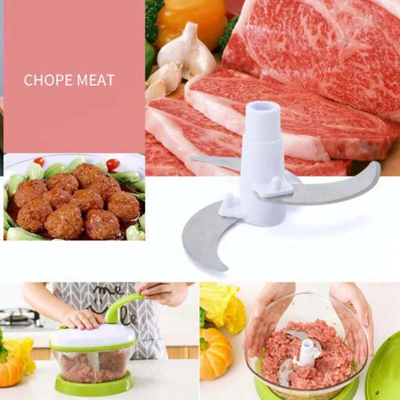 Горячая бытовая ручная мясорубка 4 в 1 Многофункциональный кухонный Ручной Кухонный комбайн Овощной измельчитель яичный блендер кухня Uten