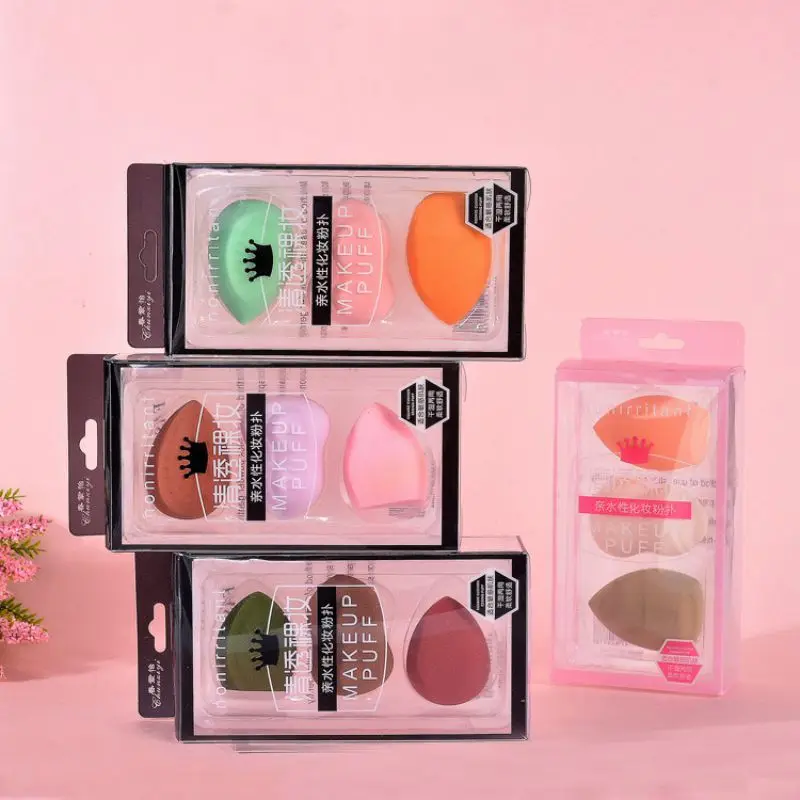 Молочный чай цветной серии красоты порошка слойка мягкий гидрофильный не латексный пенный макияж спонж элегантный и благородный простой