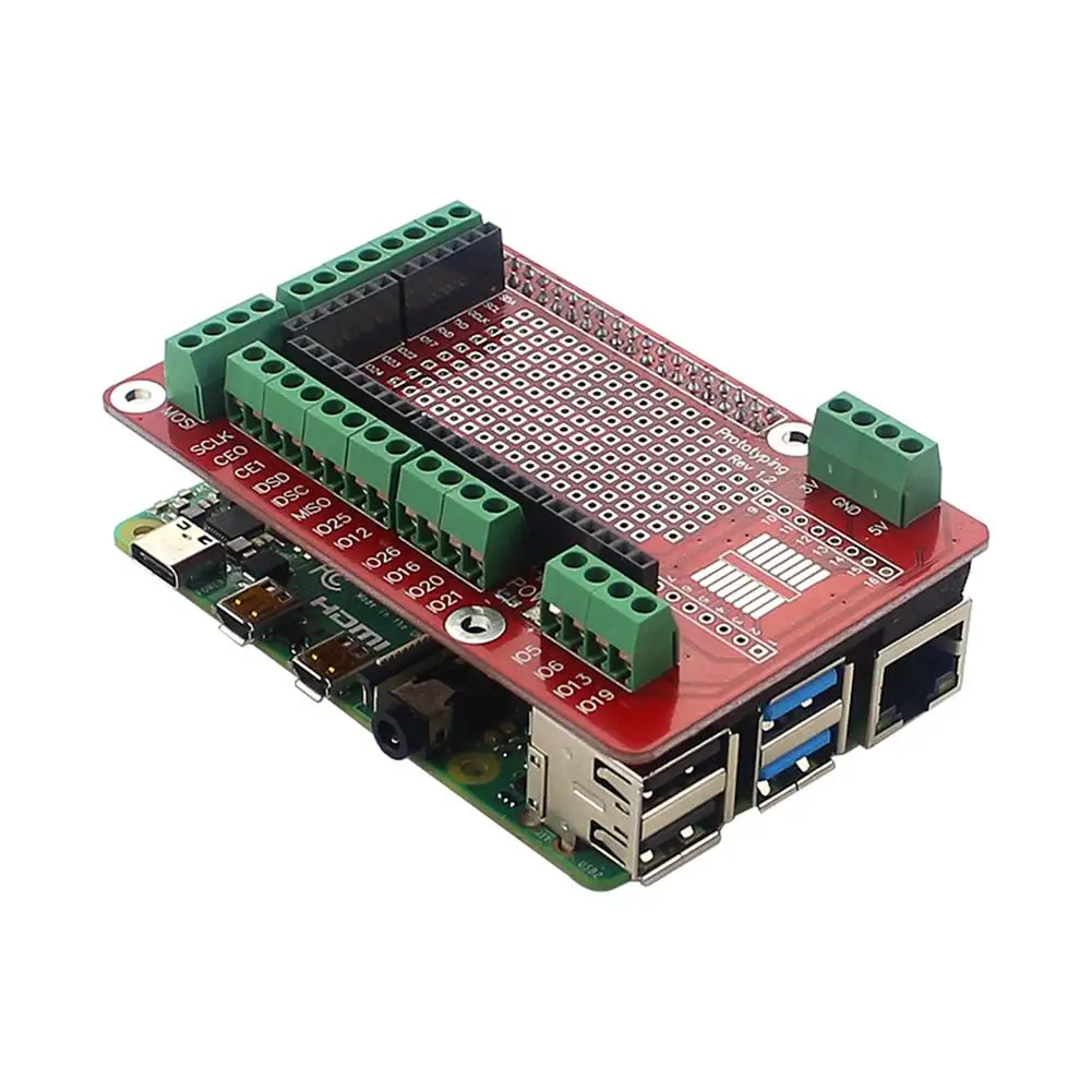 Многофункциональный PCB IC модуль расширения платы для Raspberry Pi 4B 3B + 2B | Электронные