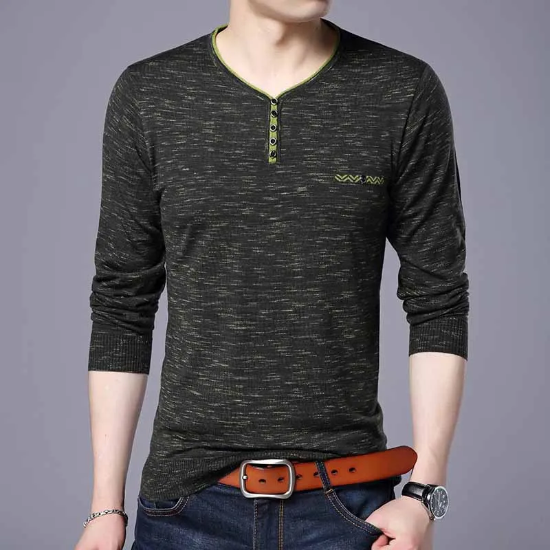 Зеленый YUSHU Новые Осенние теплые шерстяные свитера для мужчин Slim Fit пуловер с v-образным вырезом мужская одежда вязаные Джемперы Pull домашние свитеры - Цвет: Зеленый