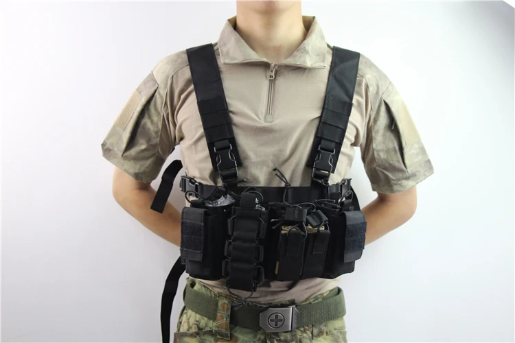 Tactical Vest Airsoft Paintball Carrier Strike chaleco chest rig Pack Military equipment Pouch Duty vest