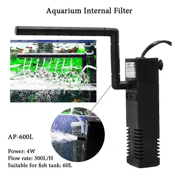 

22W/8W/4W Aquarium Internal Filter Fish Tank Filter With Water Pump Fountain Turtle Submersible Pump Filter for Fish Tank