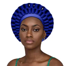 Женский головной убор Африканский головной убор геле для свадебной вечеринки Дашики нигерийский тюрбан уже сделан