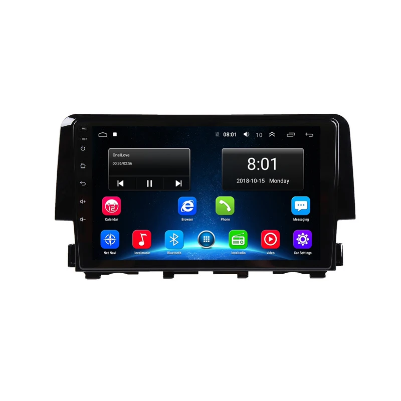 Discount 9" Android 9.1 Car DVD Multimedia Player GPS For honda CIVIC 2016 audio car radio stereo navigation bluetooth wifi 17