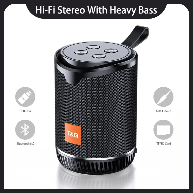 TG528 TWS маленький мини Bluetooth динамик портативный fm радио TF AUX USB s беспроводной