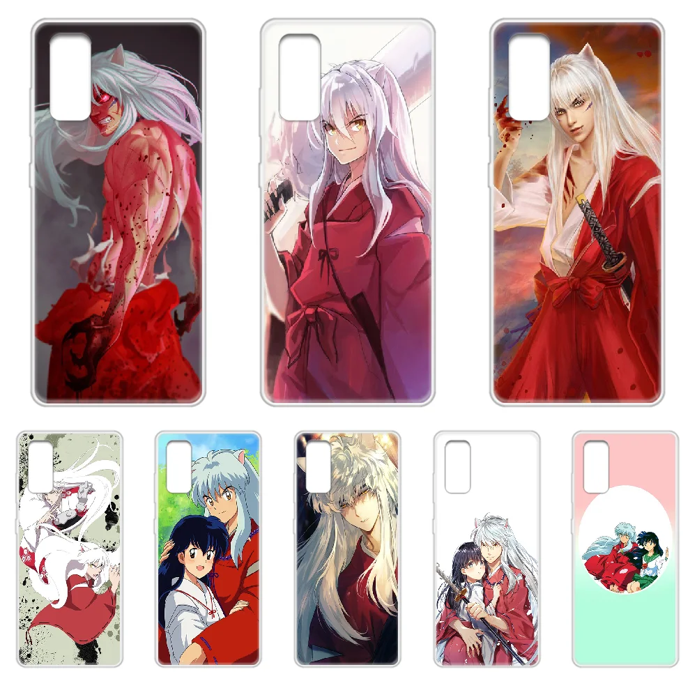Аниме Inuyasha чехол для телефона Корпус SamSung Galaxy S 7 8 9 10 11 20 a 20e 50 51 70 71 Plus Edge Ультра