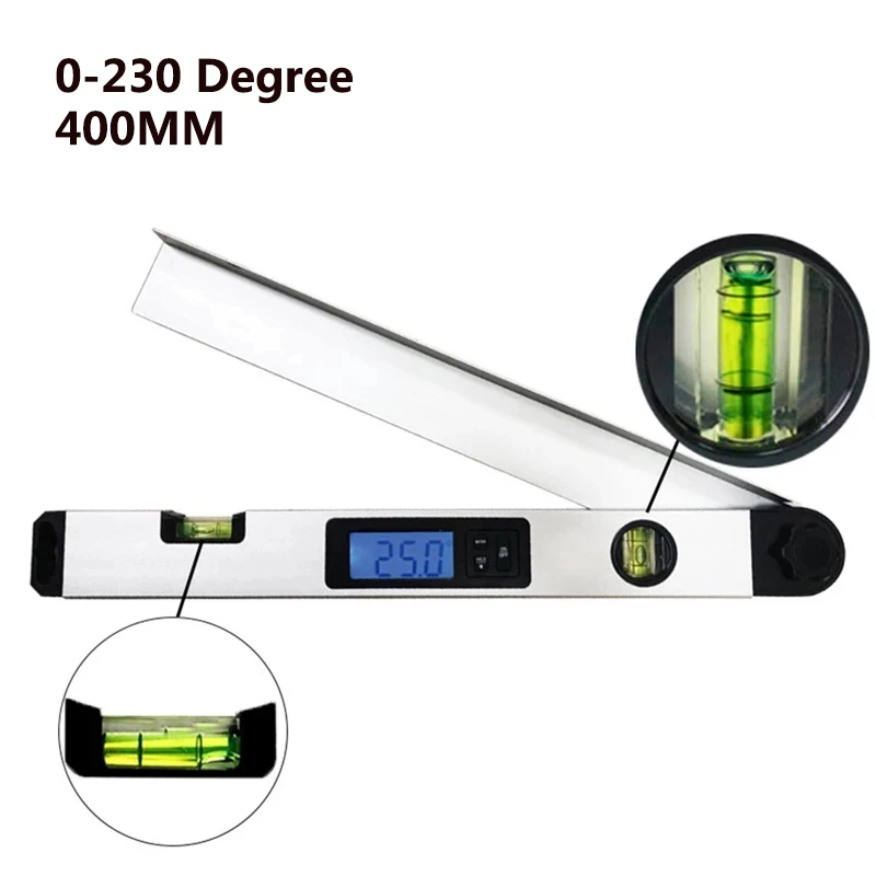 Digital Electronic Protractor Angle Finder Level Measuring Gauge Meter