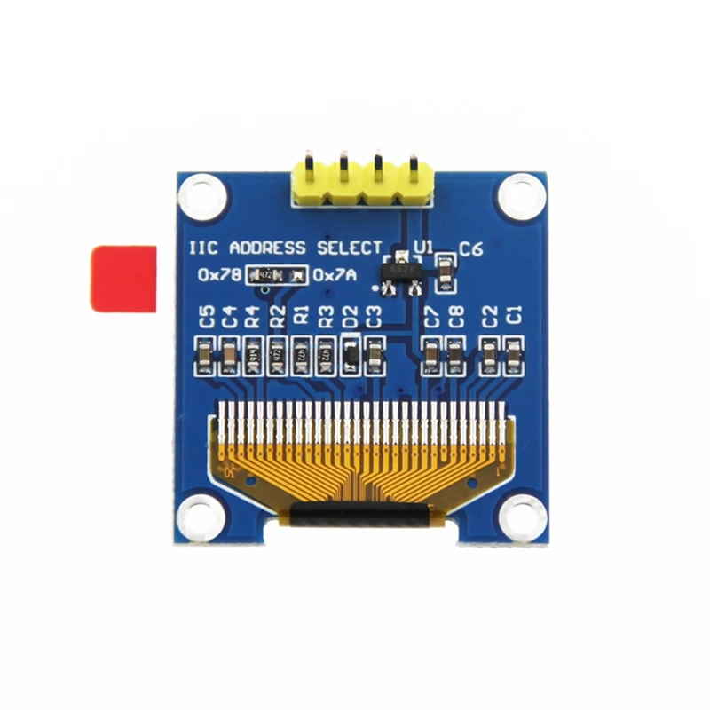 0,96 дюймов межсоединений интегральных схем I2C серийный VCC 128X64 O светодиодный ЖК-дисплей светодиодный Дисплей модуль для Arduino UNO комплект белый Дисплей