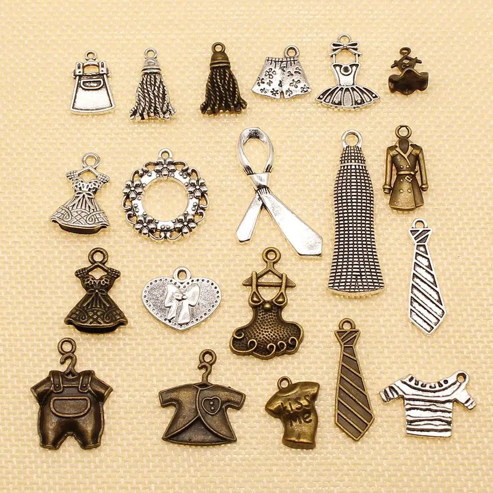 1 Piece Jewelry Making Supplies Skirt Dress Tie Tassel Charms HJ008|Шармы| |