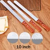 10 Inch Stainless Steel Bread Knife Toast Slicing Knives Cake Slicer Baking Pastry Cutter Serrated Blade Cake Tools Bakeware ► Photo 1/6