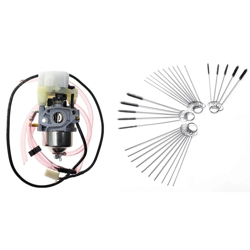 Carburetor Cleaner Cleaning Brushes Kit, Small Wire Brush 20 Needles